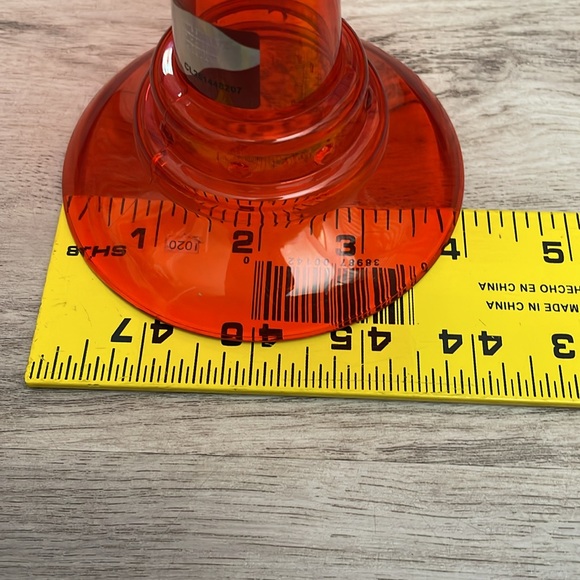 Ohio State Buckeyes OSU Logo Go Bucks! Red Plastic Oversized Stemmed Cup - Picture 8 of 8